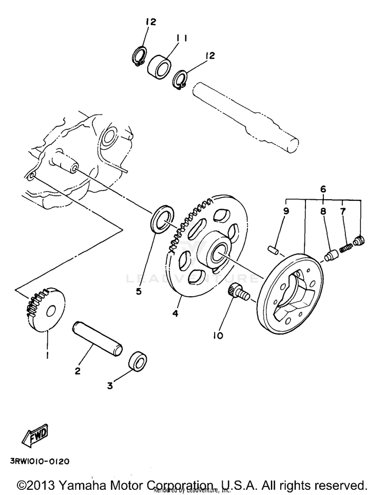 Starter Clutch Schematic