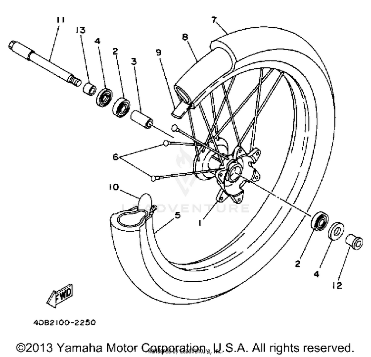 Front Wheel Schematic