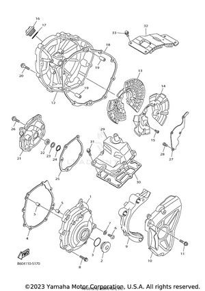 Crankcase Cover 1 Schematic