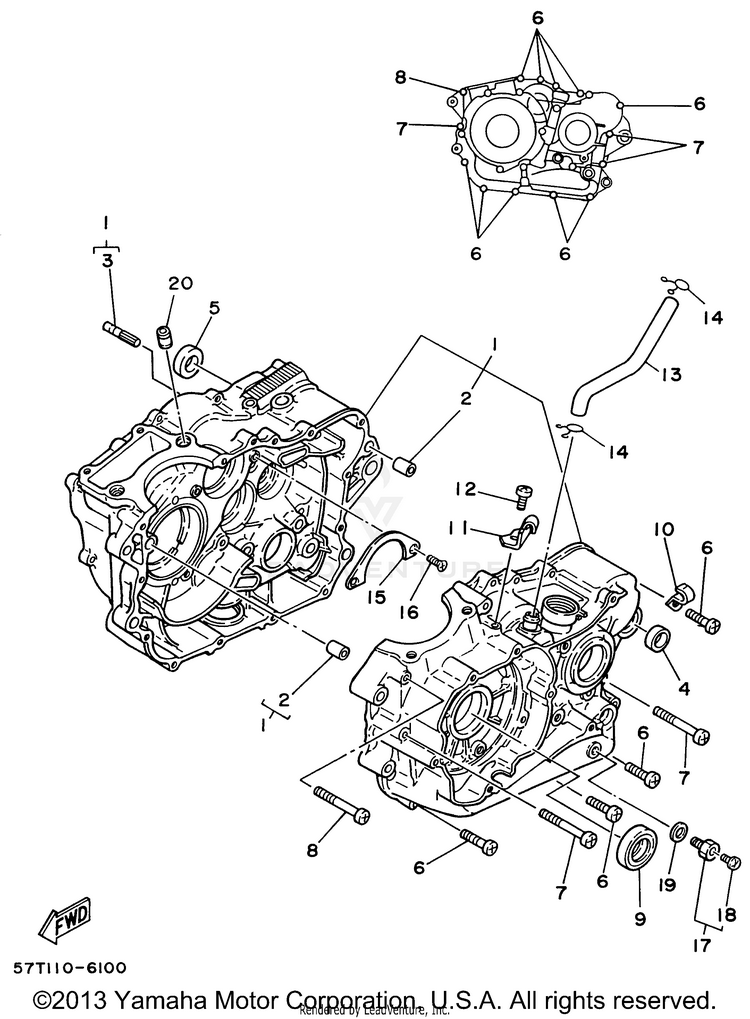 Crankcase Schematic