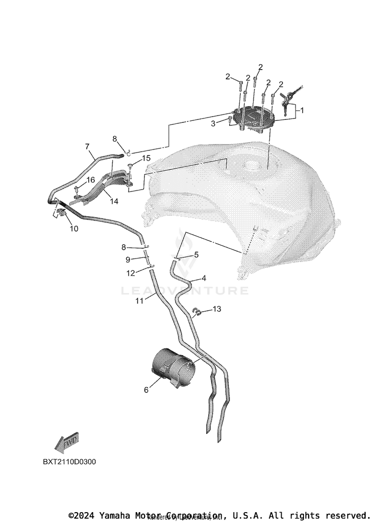 Fuel Tank 2 Schematic