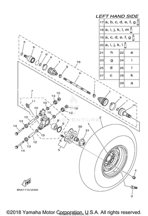 Rear Wheel Schematic