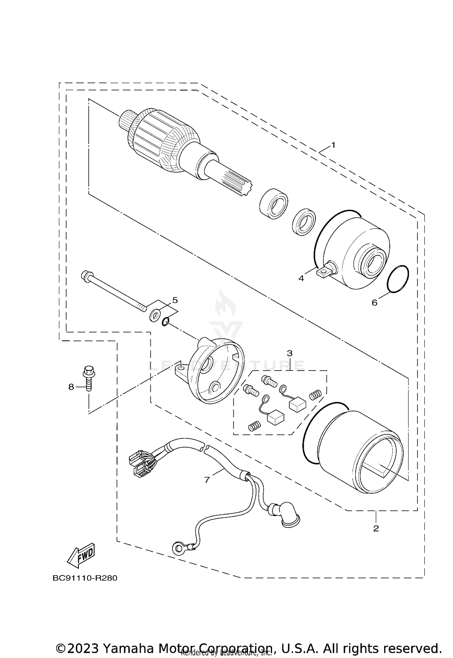 STARTING MOTOR