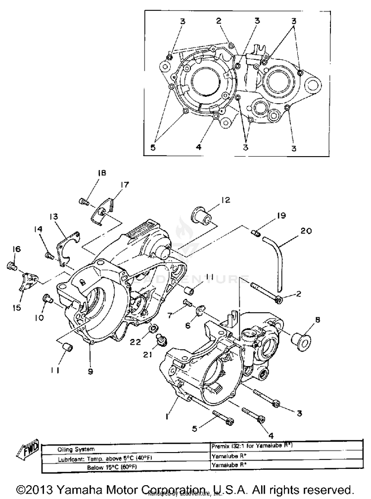Crankcase Schematic