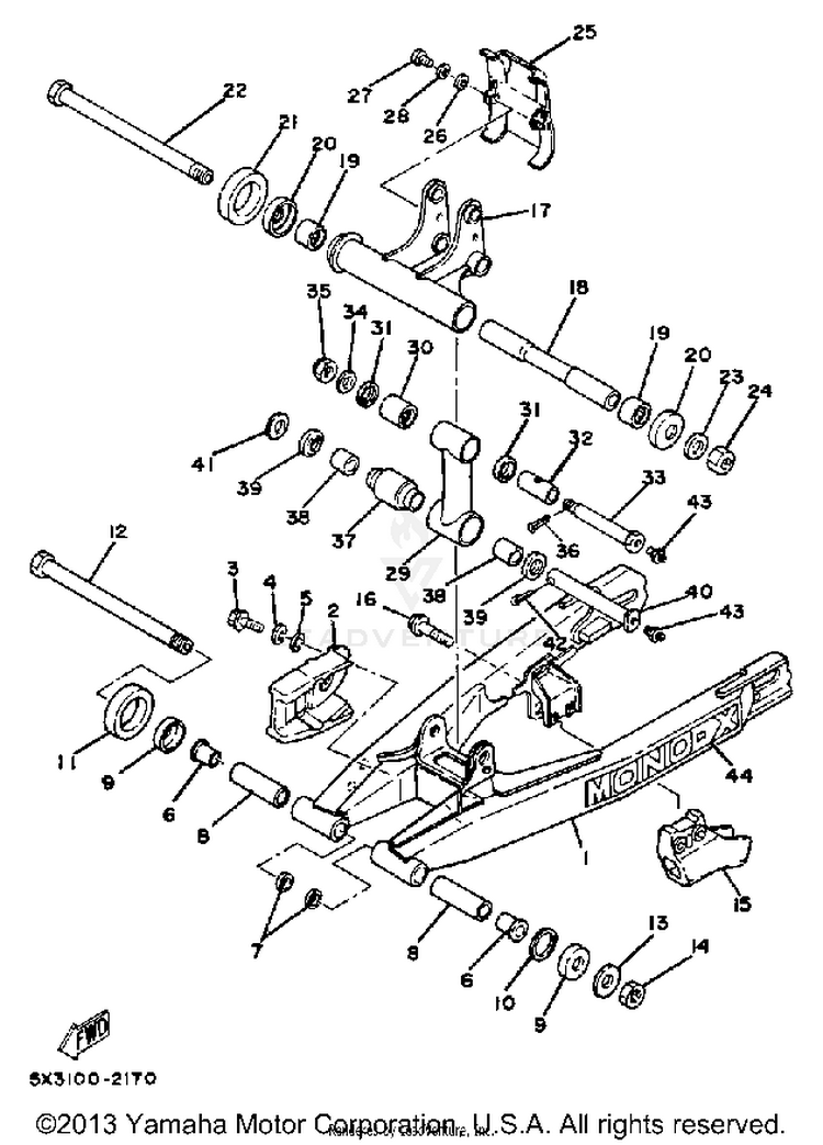 Rear Arm Schematic
