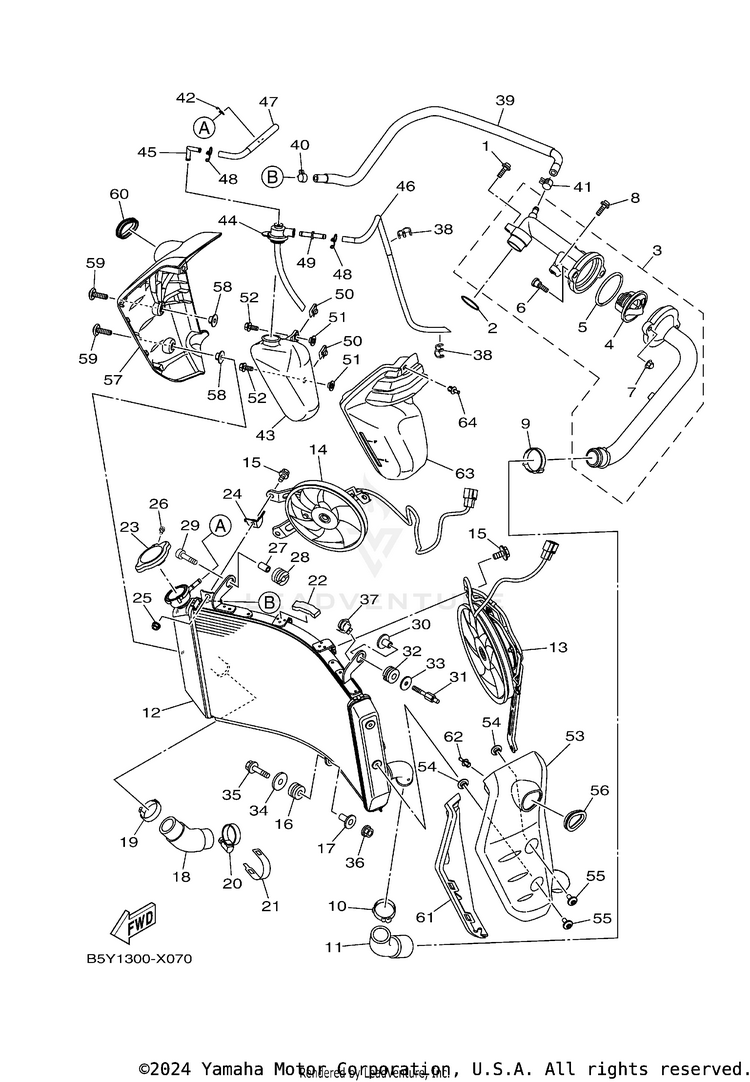 Radiator & Hose Schematic