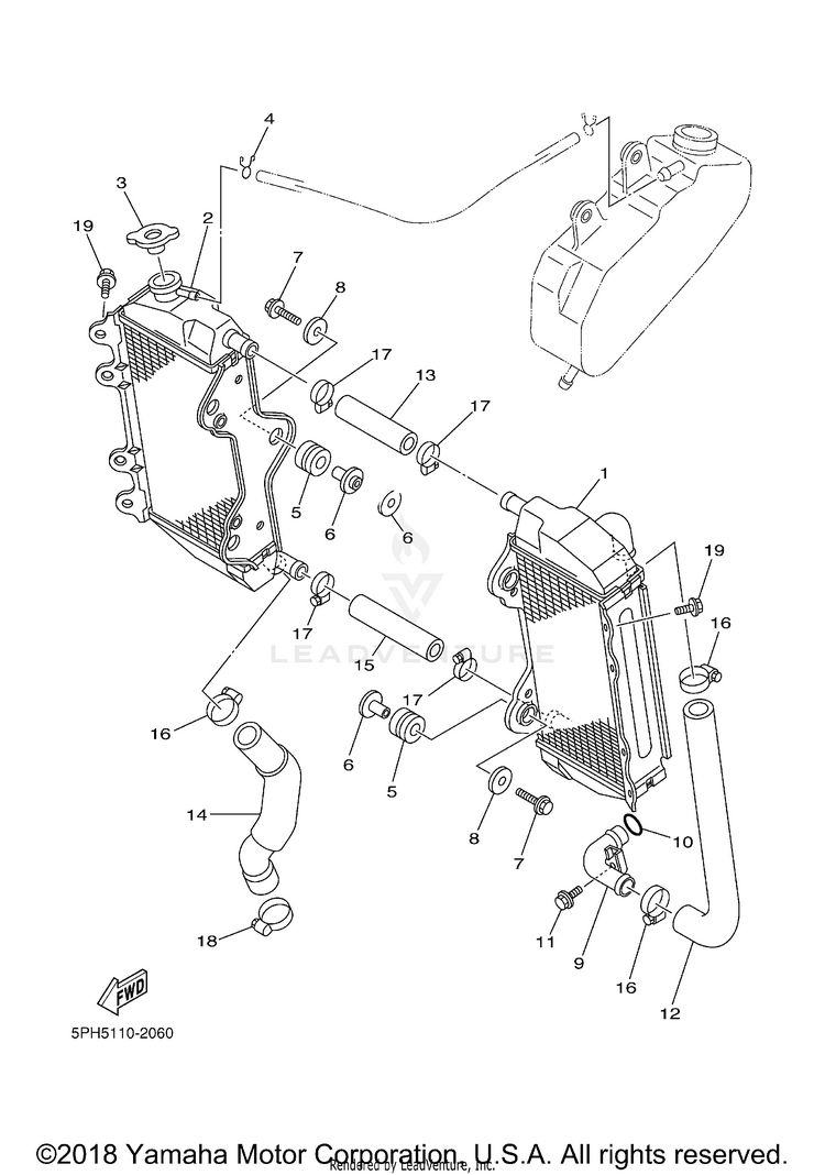 Radiator Hose Schematic