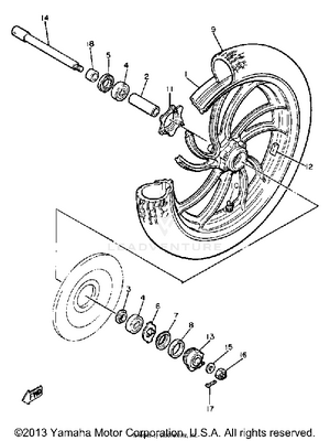 Front Wheel Schematic