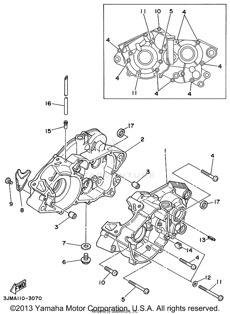 Crankcase Schematic
