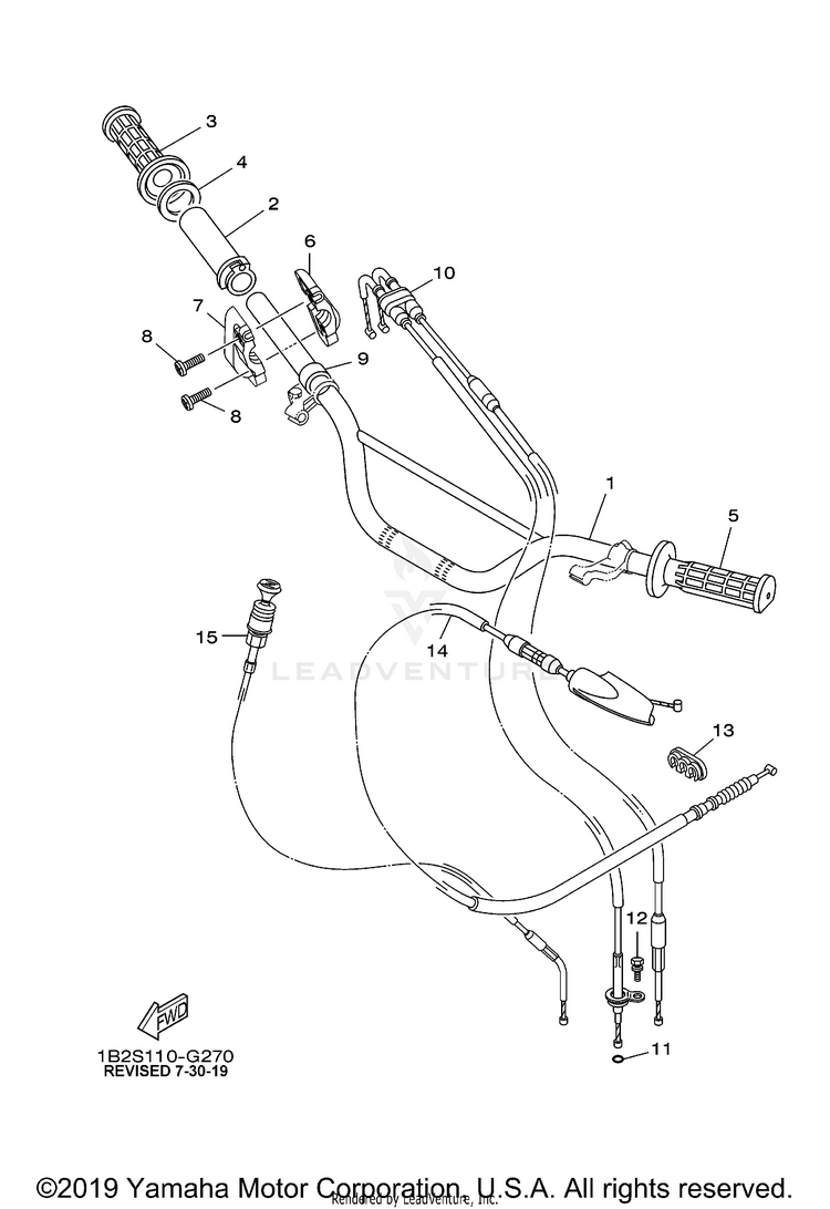 Steering Handle Cable Schematic