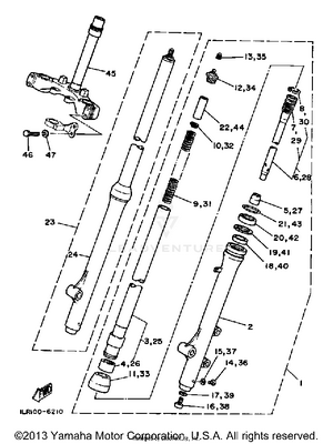 Front Fork Schematic