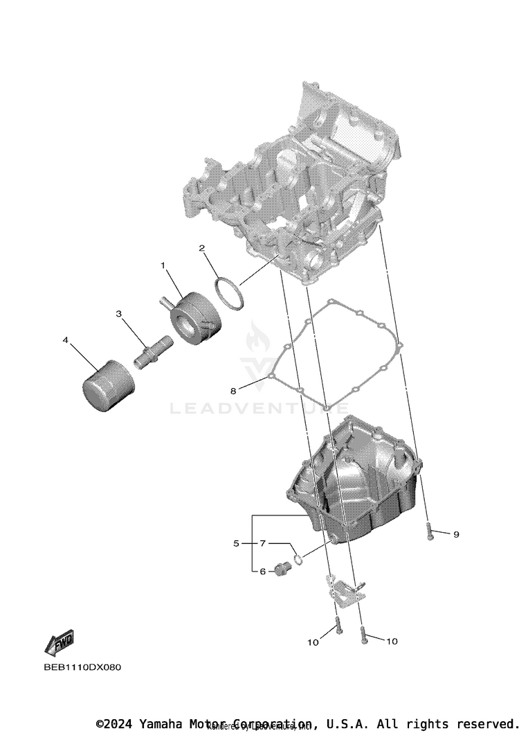 Oil Cleaner YZFR7 - YZFR7SCB - 2025 Schematic