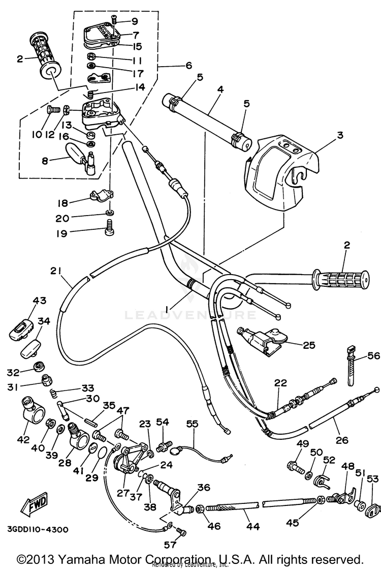 Steering Handle Cable Schematic