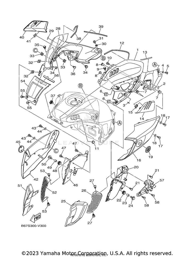 Fuel Tank 2 MT10 - MT10LCB - 2020 Schematic