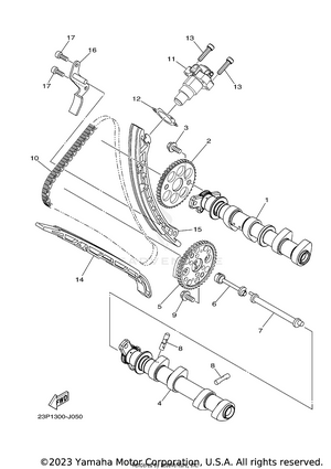 Camshaft Chain Schematic