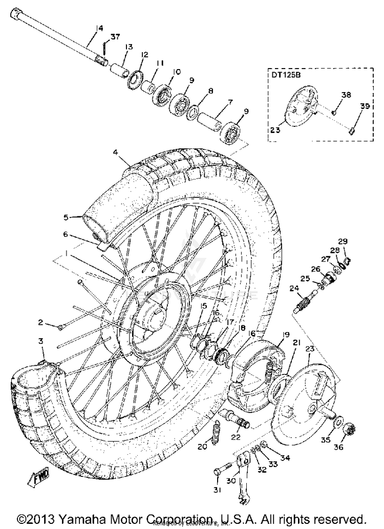 Front Wheel Schematic
