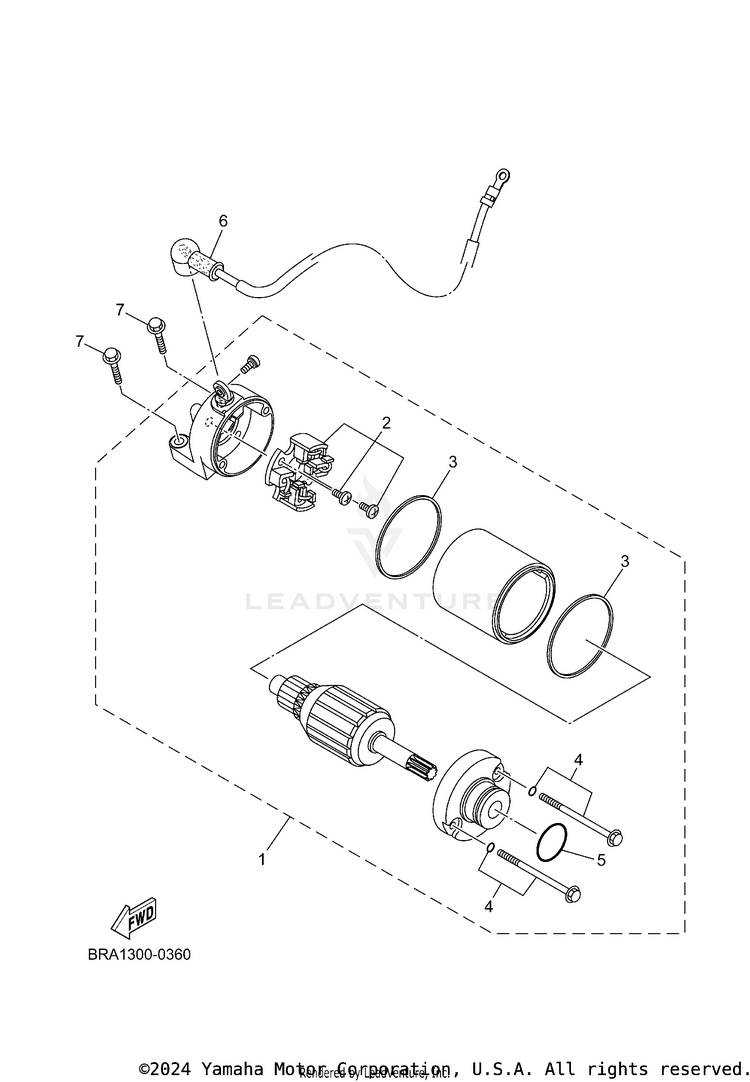 Starting Motor Schematic