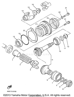 Middle Drive Gear Schematic