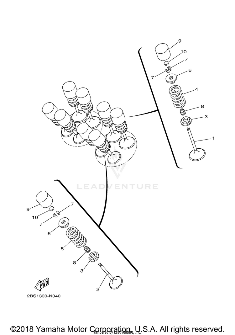 Valve SUPER TENERE - XTZ12HCL - 2017 Schematic