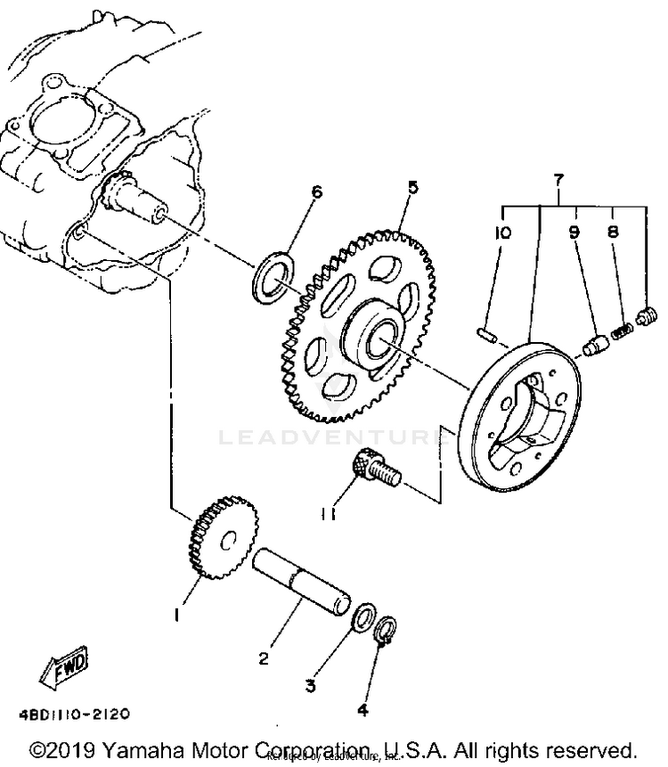 Starter Clutch Schematic