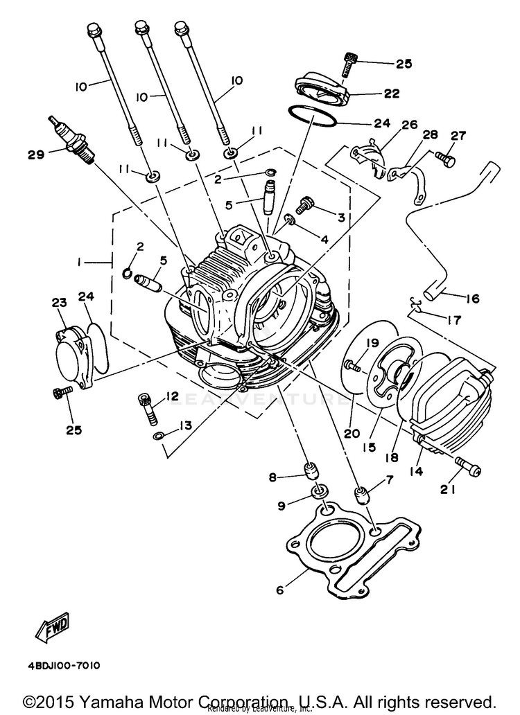 Cylinder Head Schematic