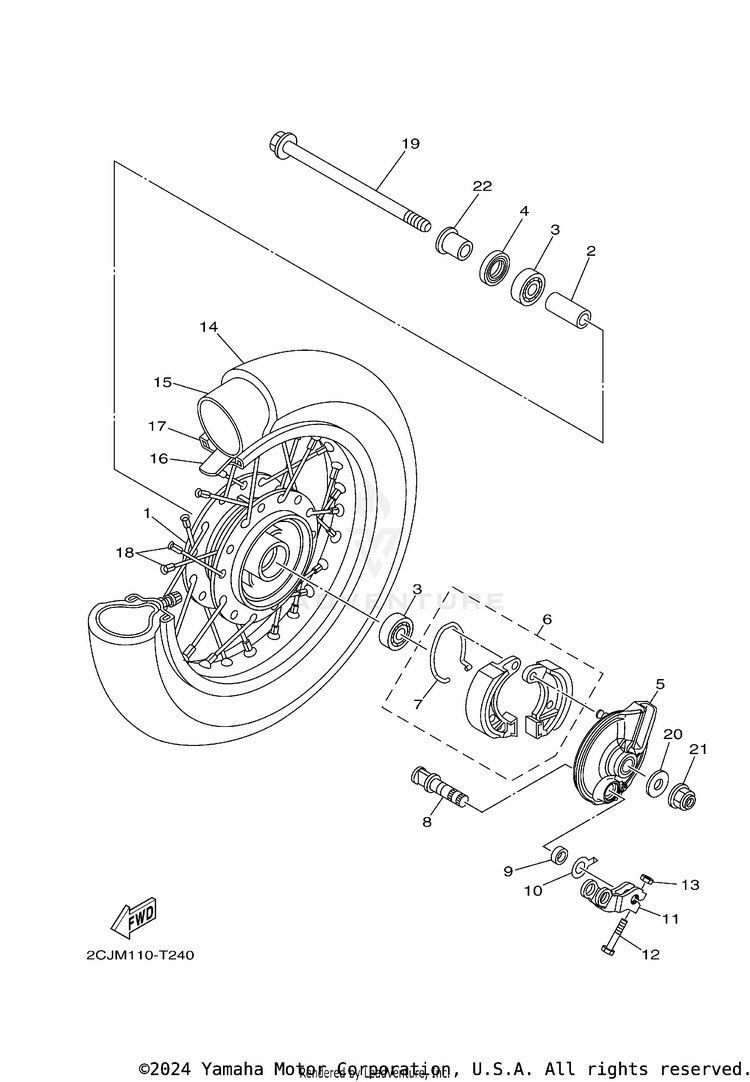 Front Wheel Schematic