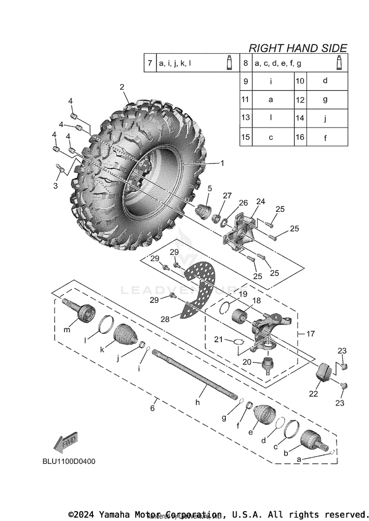 Front Wheel 2 Schematic