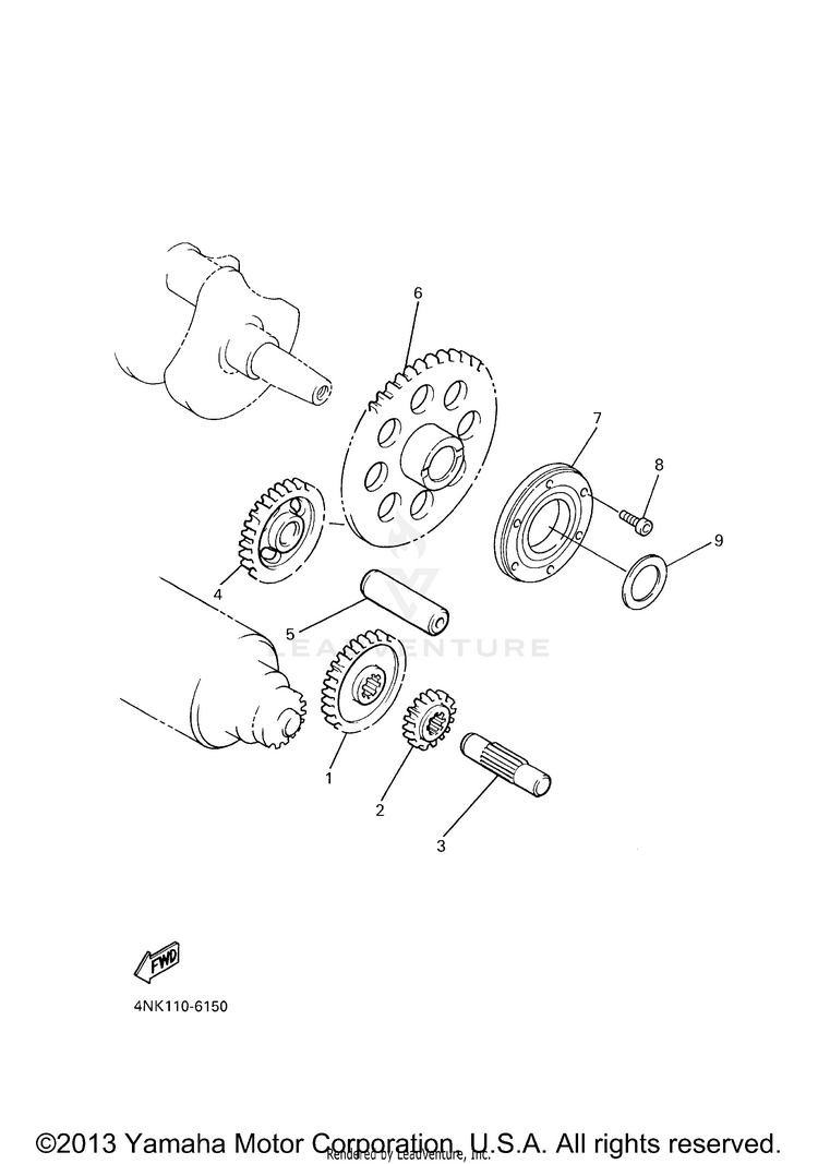 Starter Clutch Schematic