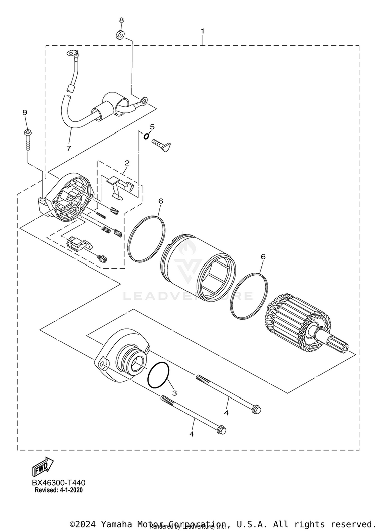 Starting Motor Schematic