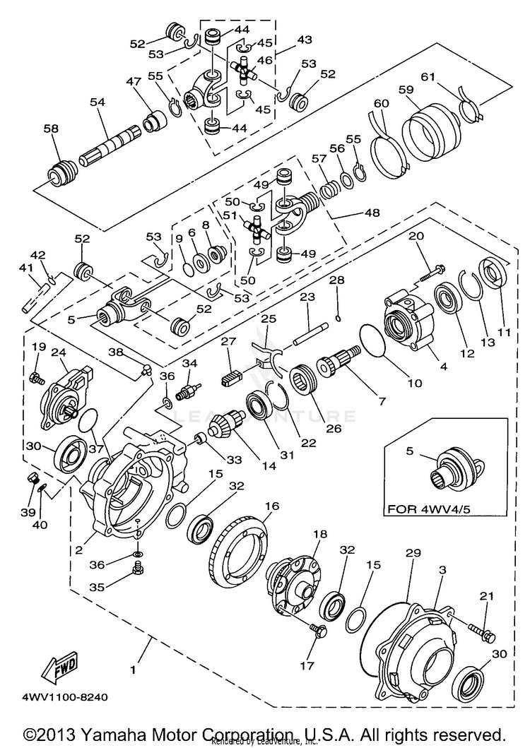 Front Differential Schematic