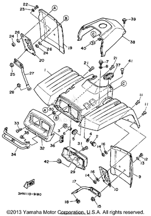 Front Fender Schematic