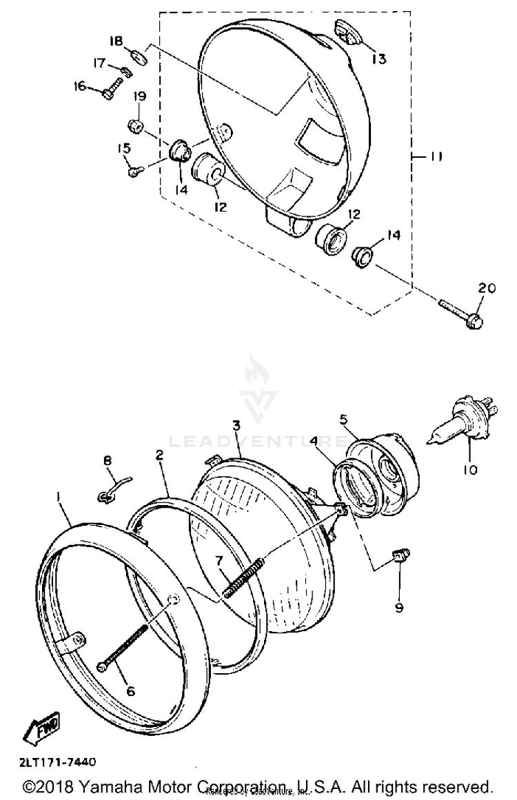 Headlight Schematic