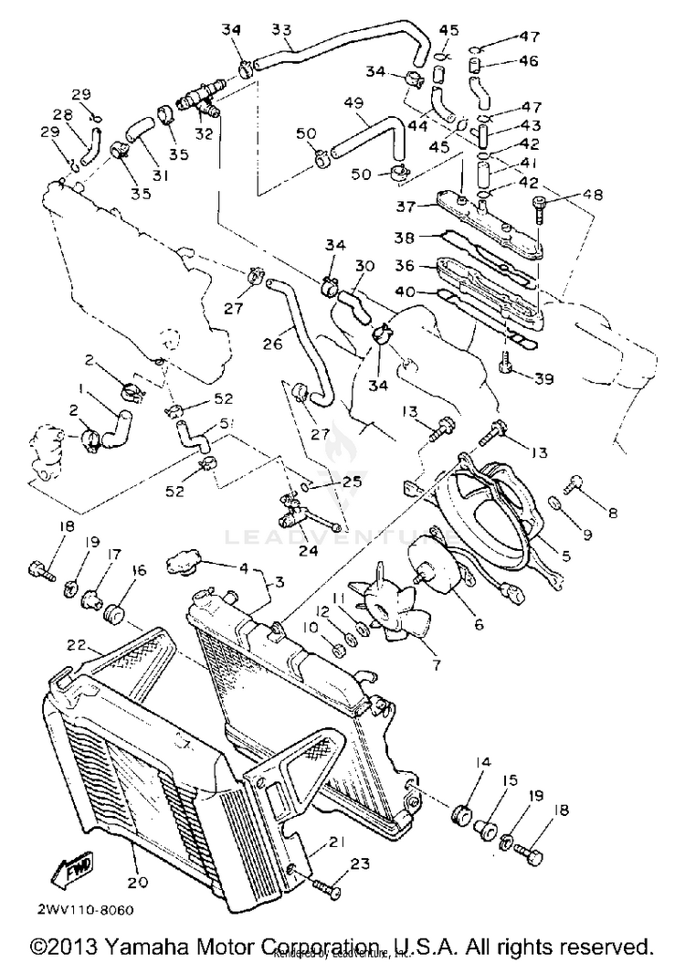 Radiator Hose Schematic
