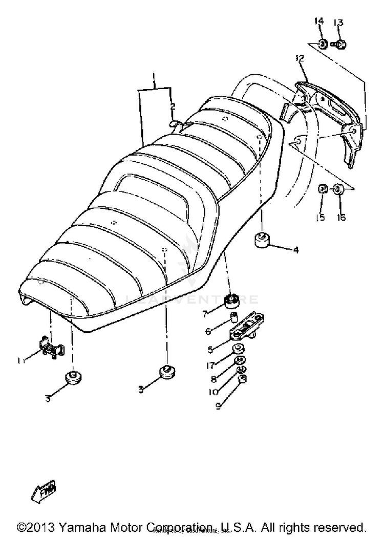 Seat XS1100LG - 1980 Schematic