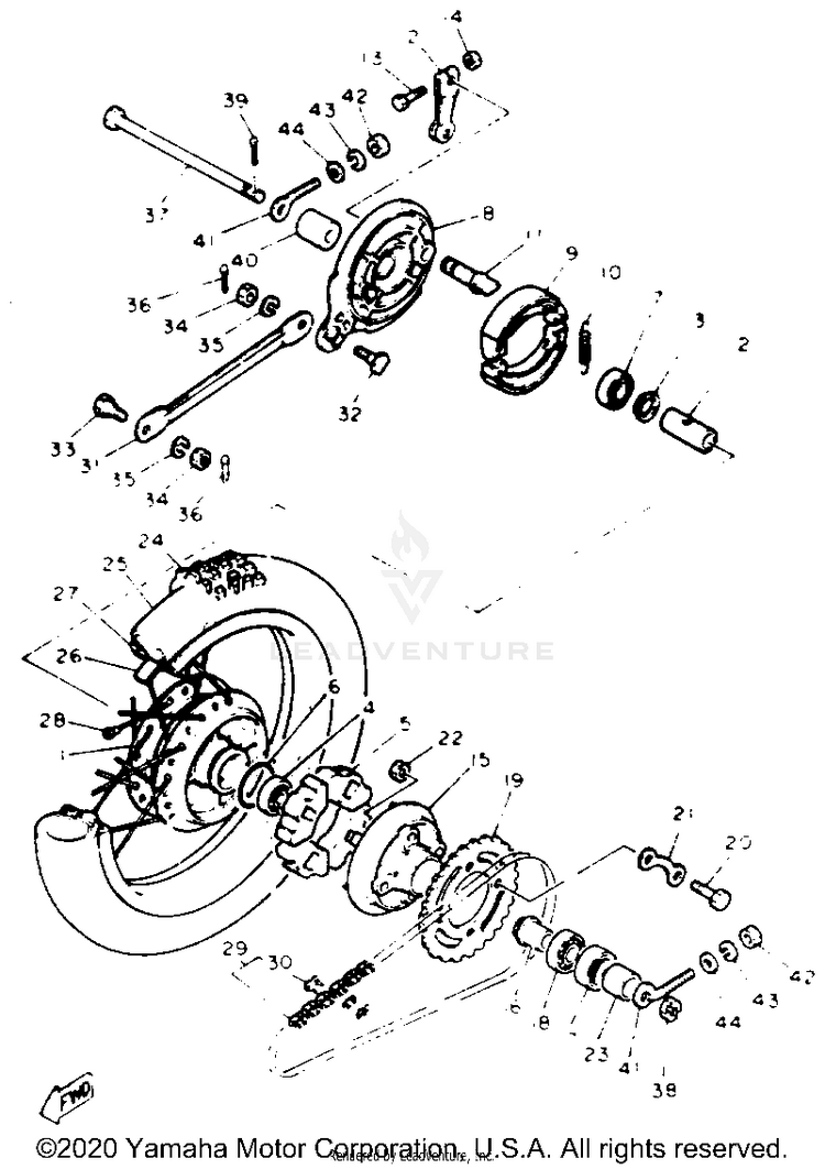 Rear Wheel Schematic