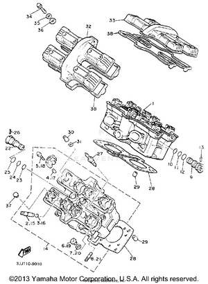Cylinder Head Schematic