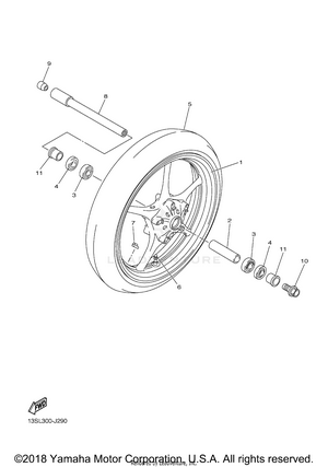 Front Wheel Schematic