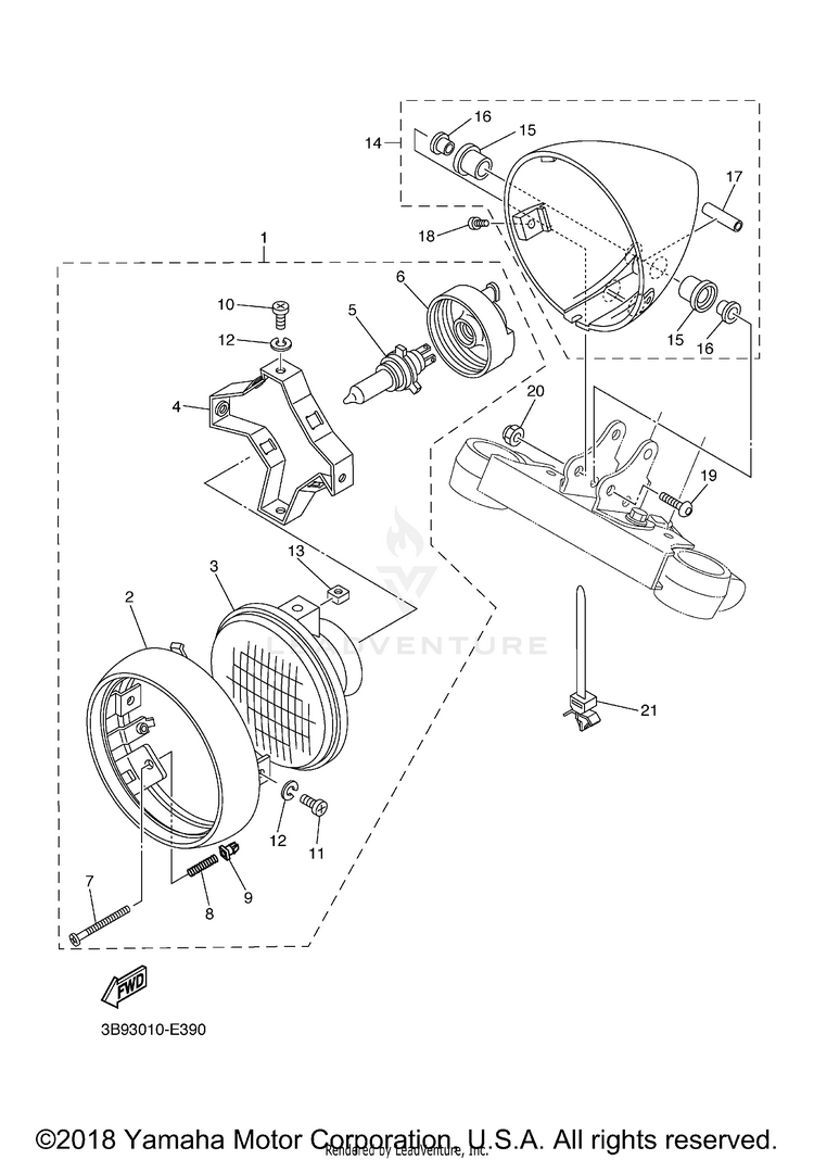 Headlight Schematic