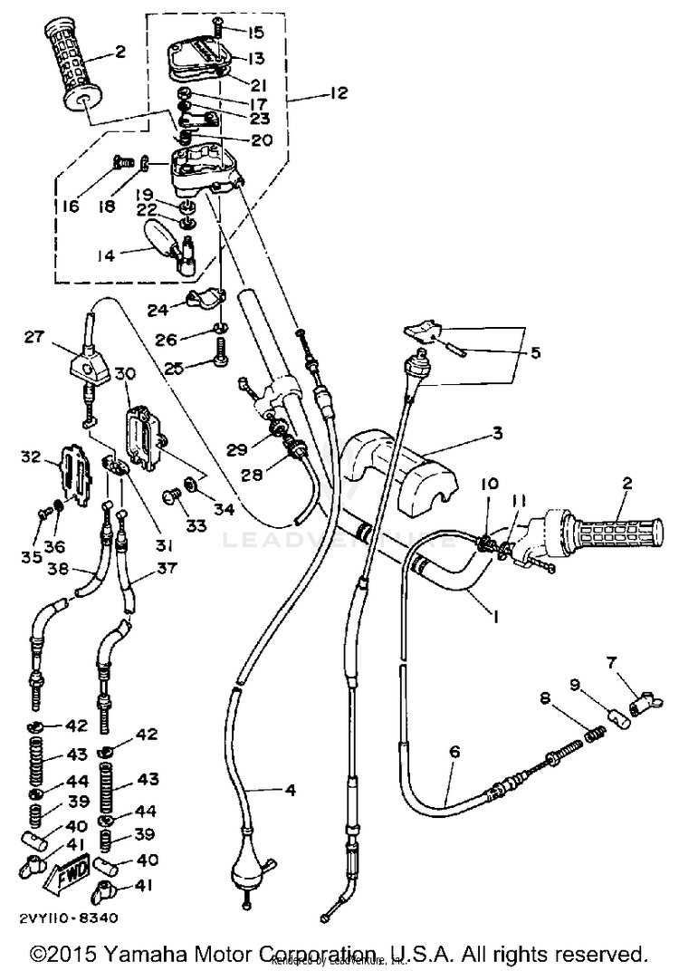 Handlebar-Cable Schematic