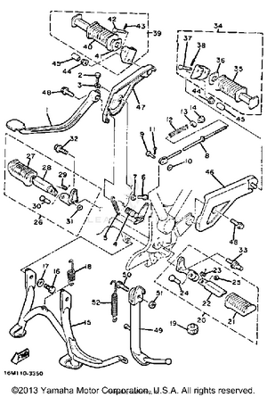 Stand Footrest Schematic