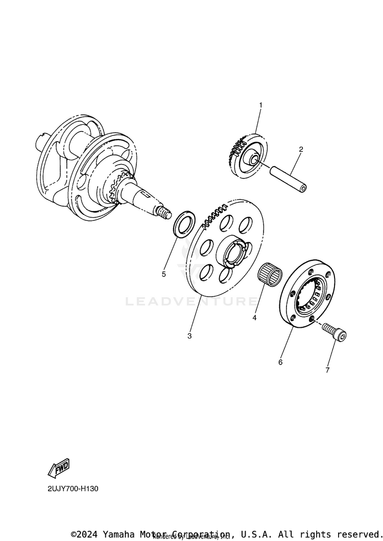 Starter Clutch Schematic