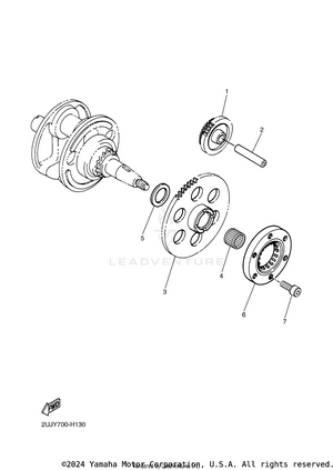 Starter Clutch Schematic