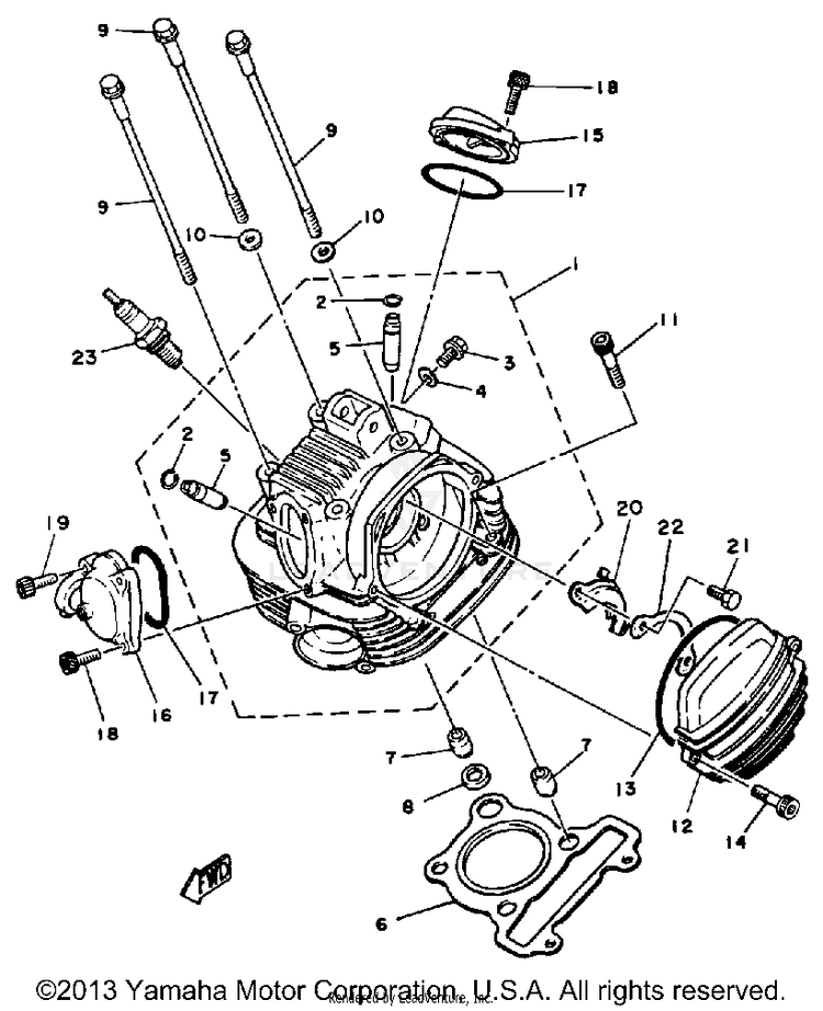 Cylinder Head Schematic