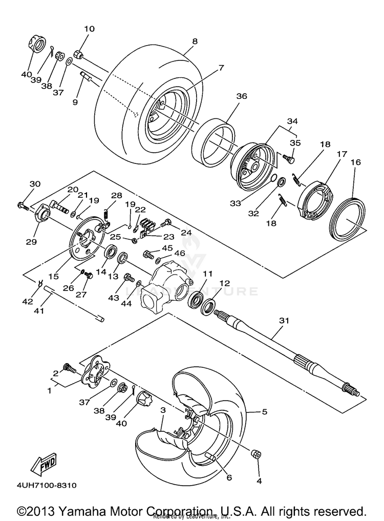 Rear Wheel Schematic