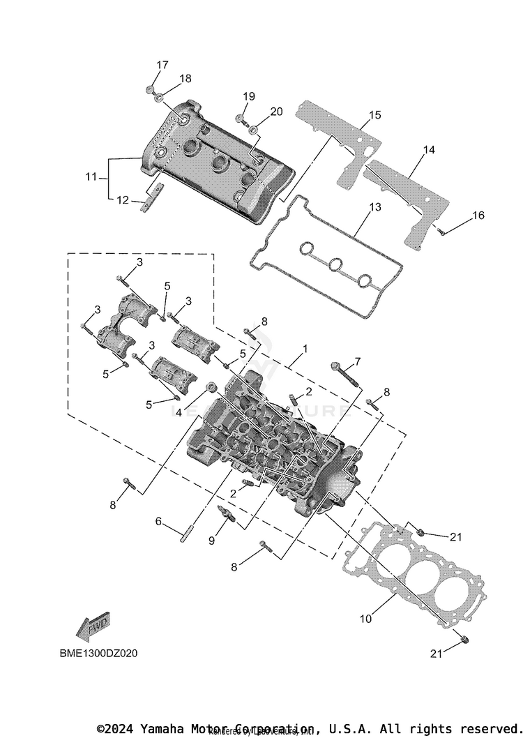 Cylinder Head Schematic