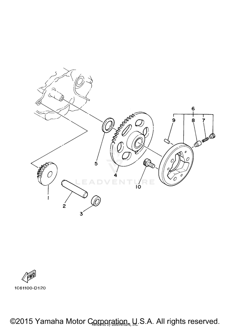 Starter Clutch Schematic