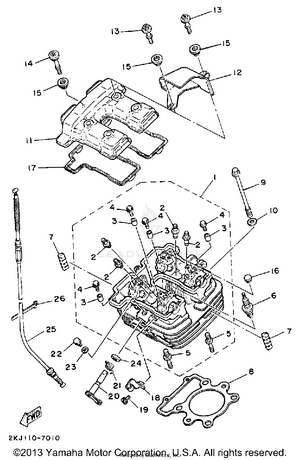 Cylinder Head Schematic
