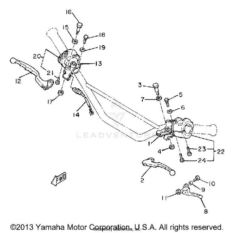 Handle Switch Lever Schematic
