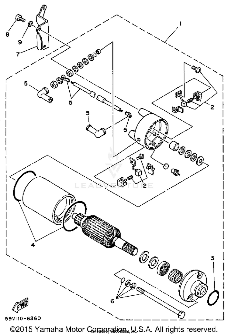 Starting Motor Schematic