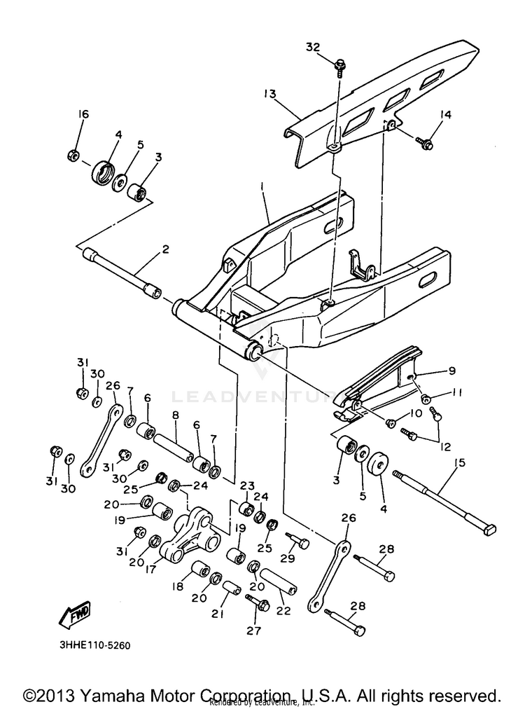 Rear Arm Schematic